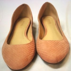 Micheal Kors Mira Embossed Ballet Flats